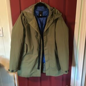 Black crows jacket with liner and hood